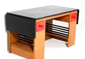 Art Deco Modernist Desk or Writing Table by Hendrik Wouda for Pander, 1920s